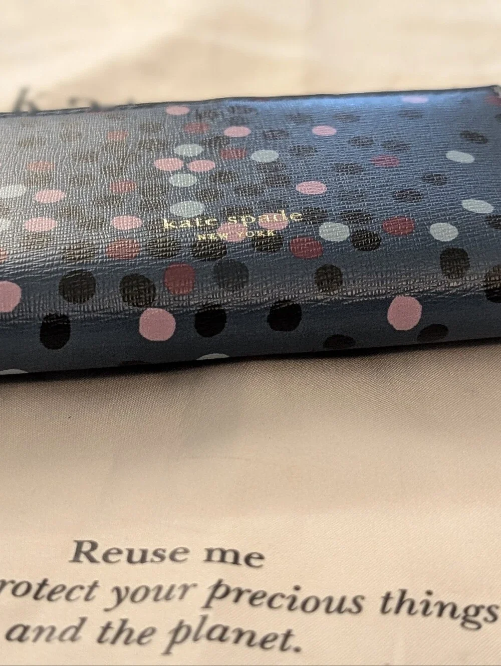 Kate Spade Smitten Kitten Polka Dot Bifold Wallet